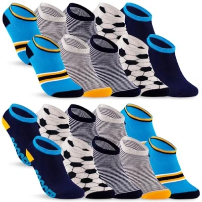 Abbildung von sockenkauf24 Sneakersocken 10 Paar Kinder Sneaker Socken Jungen &amp; Mädchen Baumwolle Kindersocken (56550, 23 26) WP