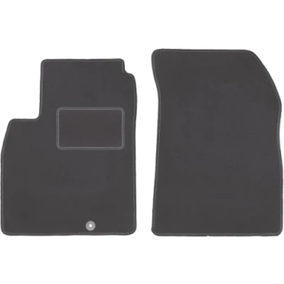 Abbildung von Wielganizator Automatte Passend für Nissan Micra K13 Schrägheck 2010 2016 Velours Autozubehör Auto Fußmatten Fußmatte 2 teilig Graphit