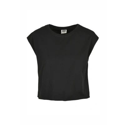 Abbildung von Urban Classics Ladies Organic Short TEE Tshirt basic, Damen, Größe: 4XL, Schwarz