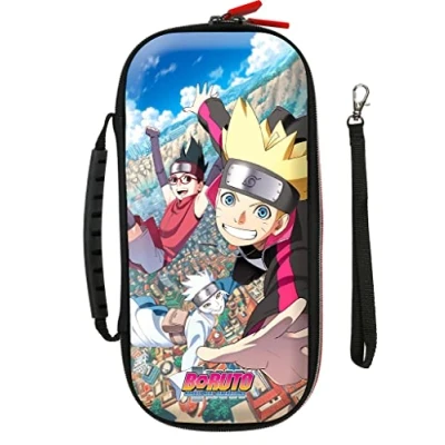Abbildung von Konix Boruto Naruto Next Generations Schutz und Transporthülle Fly Nintendo Switch, Switch Lite OLED Motiv Team 7 Konoha