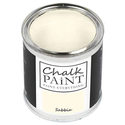 Abbildung von Chalk Paint Everything® Sabbia Kreidefarbe Wasserbasis für Alle Oberflächen einfach zu verarbeiten ohne schlechten Geruch Extra Matt (250 ml)
