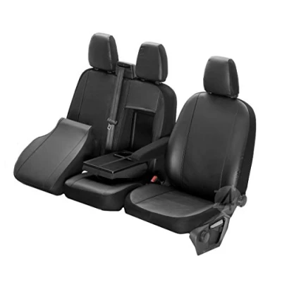Abbildung von Passgenaue Kunstleder Sitzbezüge VIP geeignet für Iveco Daily ideal angepasst 1+2 (3 Sitzer) Fahrzeugspezifisch