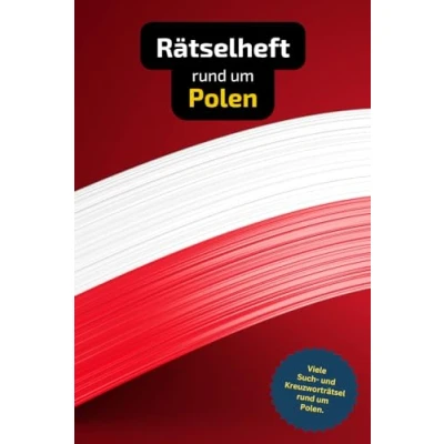 Abbildung von Rätselbuch rund um Polen mit vielen Begriffen zur Historie, Land und Leuten: Tolles Geschenk für Fans: Rätsel Knobelei in einem Kreuzworträtselheft