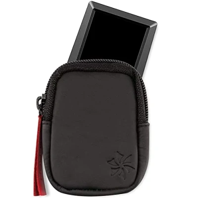 Abbildung von honju Bike Echtleder Tasche für Bosch Kiox/Kiox 300 E Bike/Pedelec (Displayschutz, Innentasche Schlüssel, Schutz vor Kratzern &amp; Schmutz) schwarz