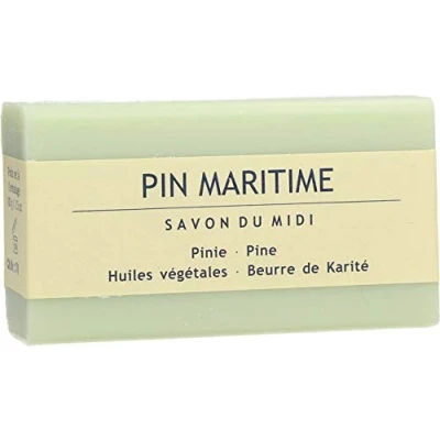 Abbildung von Savon du Midi Feste Duschseife Pinie Karité Seife, 100 g