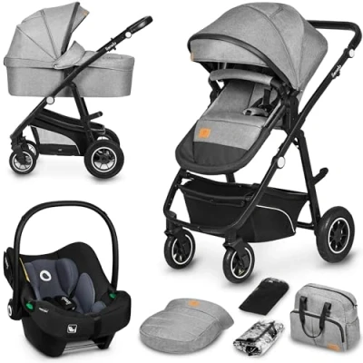Abbildung von lionelo Kombi Kinderwagen BIANKA 3 IN 1, Erschwinglicher, hochwertiger