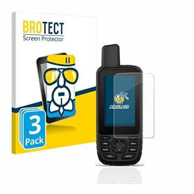 Abbildung von BROTECT Schutzglas für Garmin GPSMAP 67 (3 Stück) Schutzfolie Panzer Folie Glas [Extrem Kratzfest 9H, Anti Fingerprint, Ultra Transparent]