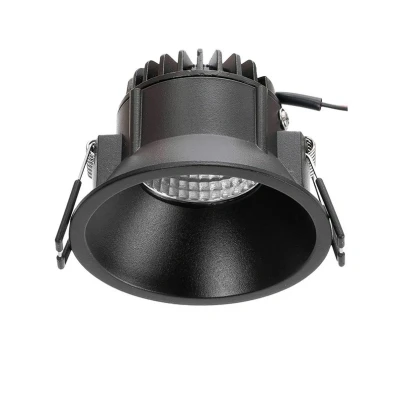 Abbildung von Arcchio LED Downlight Niria, schwarz, 4.000K