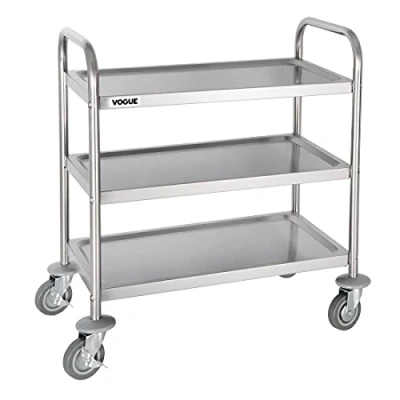 Abbildung von Vogue Abräumwagen 3 Etagen klein, 825(H)x 710(W)x 405(D)mm