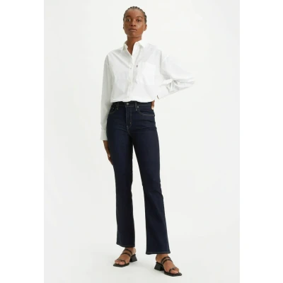 Abbildung von Levi&#039;s 725 HIGH RISE Bootcut Jeans Bootcut, Damen, Größe: 24x30, Dark indigo