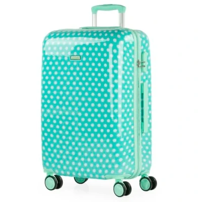 Abbildung von ITACA Koffer Kinder Mädchen. Reisekoffer Polycarbonat Kinderkoffer Mädchen mit Integriertes Zahlenschloss 4 Rädrig 702460, Mint Moles
