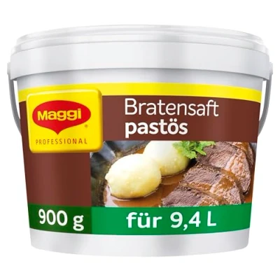 Abbildung von MAGGI Professional Bratensaft pastös, keine kennzeichnungspflichtige Allergene, Ergiebigkeit 9,4 L, 1er Pack (1x 900g GastroBox)