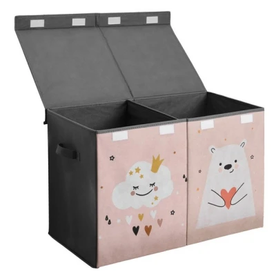 Abbildung von Navaris Aufbewahrungsbox Kinder groß Spielzeug Aufbewahrung Box pink (1 St)