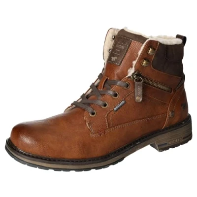 Abbildung von Mustang Schnürstiefelette, Herren, Größe: 44, Schoko Schuhe