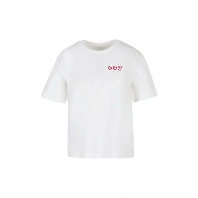 Abbildung von Mister Tee Three IN A ROW Tshirt print, Damen, Größe: XL, White