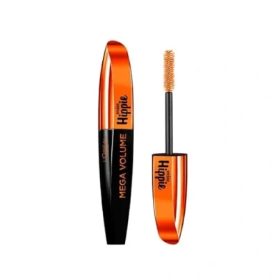 Abbildung von L&#039;Oréal Paris Mega Volume Miss Hippie Mascara, schwarz Wimperntusche für texturiertes und unbändiges Volumen 1er Pack (1 x 8 ml)