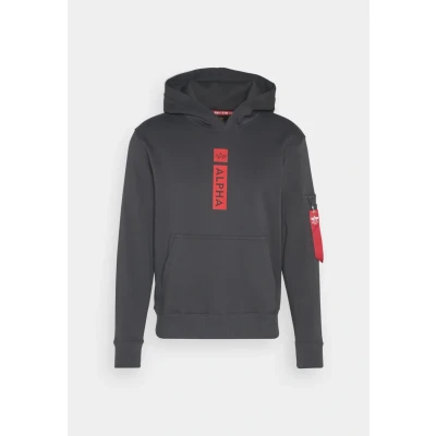 Abbildung von Alpha Industries Hoody Kapuzenpullover, Herren, Größe: Medium, Vintage grey