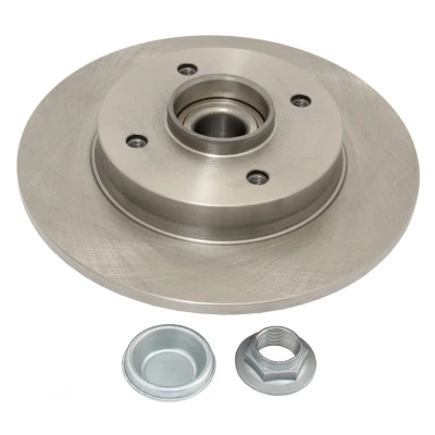 Abbildung von MAPCO 15342 Bremsscheibe Hinterachse 249 9 4 108 voll mit ABS Sensorring, Radlager PEUGEOT: 208 I Schrägheck, 2008 Kombi, 207 CC