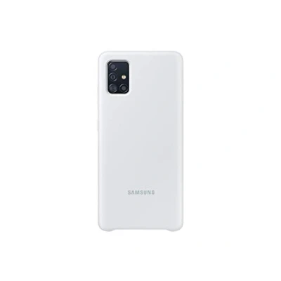 Abbildung von Samsung Silicone Smartphone Cover EF PA515 für Galaxy A51 Handy Hülle, Silikon, Schutz Case, stoßfest, dünn und griffig, weiß