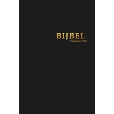 Abbildung von Bijbel (HSV) met psalmen hardcover zwart: Herziene Statenvertaling 12x18 cm koker