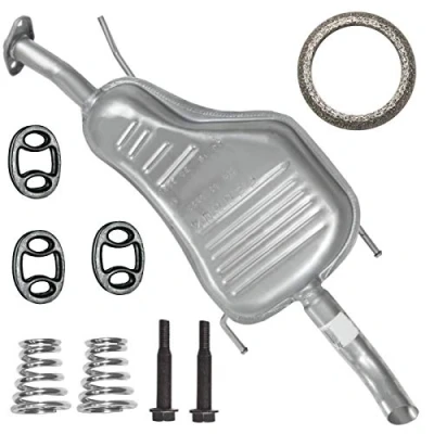 Abbildung von Endschalldämpfer Auspuff Endtopf für Opel Astra 2 G II Stufenheck 1.4i 1.6i 1.8i 2.0i