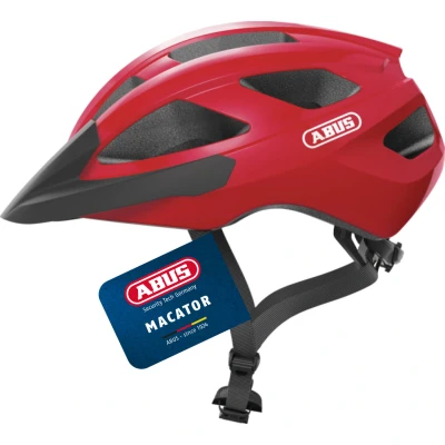 Abbildung von ABUS Unisex, Fahrradhelm, Rot (Blaze Red), L (58 62 cm​)