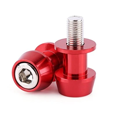 Abbildung von Schwingen Spule, 8 / 10mm Motorrad CNC Aluminiumlegierungs Spulen Schweber stehen Spulen(8mm rot)
