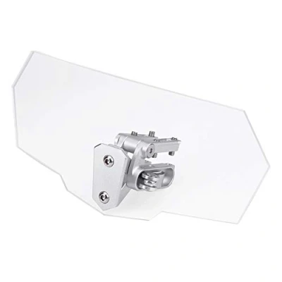 Abbildung von Windschutzscheibe Universal, Windschild Motorrad Aufsatz Windschutzscheiben Spoiler Elektrofahrzeuge Windabweiser Roller