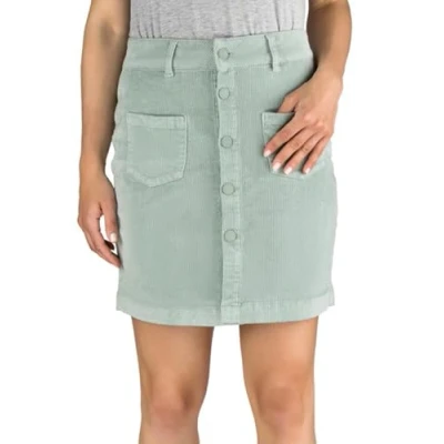 Abbildung von DENIMFY A Linien Rock Damen Mini Cord DFAlina Linie Kurzrock mit Stretch