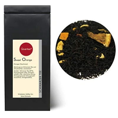 Abbildung von Quertee Schwarzer Tee &quot;Sweet Orange&quot; Schwarztee mit Orangen Geschmack (500 g)