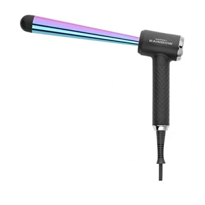 Abbildung von GAMMAPIU&#039; Professioneller Lockenstäbe Korner XL Rainbow, Breite und Schmale Wellen, Lange Bewegungsunschärfe, 3 Einstellbare Temperaturen, Schnelle Erwärmung, Hohe Leistung, Italienischer Stecker