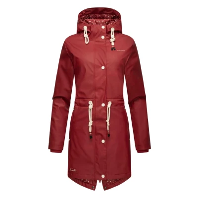 Abbildung von Navahoo Flower OF Ocean Parka, Damen, Größe: Small, Blood red