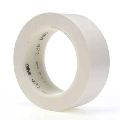 Abbildung von 3M 471 Hochwertiges Weich PVC Klebeband, 38 mm x 33 m, Weiss (24 er Pack)