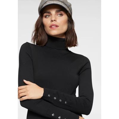 Abbildung von Tamaris Rollkragenpullover, mit Knöpfen