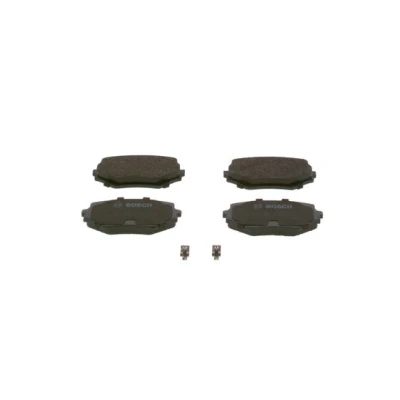 Abbildung von BOSCH 0 986 424 669 Bremsbelagsatz Low Metallic mit akustischer Verschleißwarnung Anti Quietsch Blech SUZUKI: Grand Vitara 1 SUV