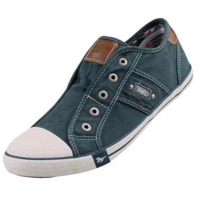 Abbildung von Mustang Shoes Slip On Sneaker Slipper, Sommerschuh, Freizeitschuh mit praktischem Gummizug