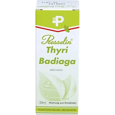 Abbildung von Presselin Thyri Badiaga Tropfen 50 ml