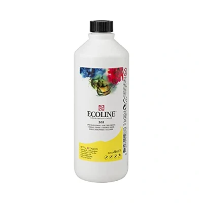 Abbildung von Ecoline Liquid Watercolour Bottle Lemon Yellow (Primary) 205