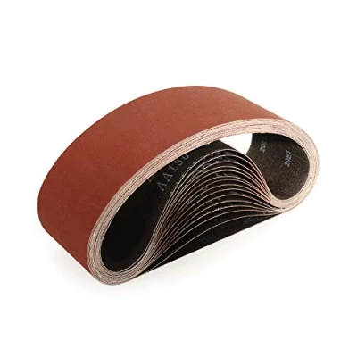 Abbildung von Sruhrak 75 x 533mm schleifband 15 Stück bandschleifer schleifbänder 320 Körnungen zum Schleifen, Feilen, Schärfen und Entrosten