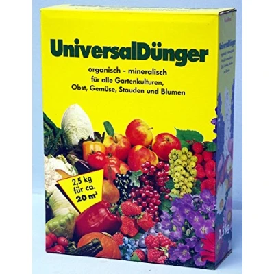 Abbildung von UNIVERSALDÜNGER 2,5 kg Blumen Gemüse Obst Pflanzen Universal Volldünger