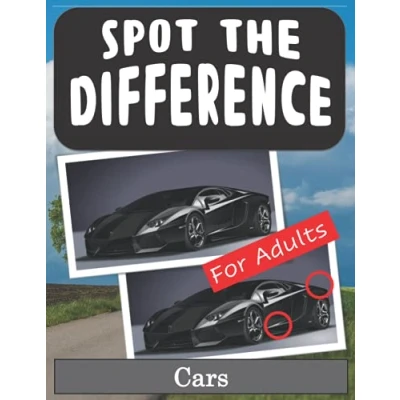 Abbildung von Spot the Difference Book for Adults Cars: Hidden Picture Puzzles with Car Pictures
