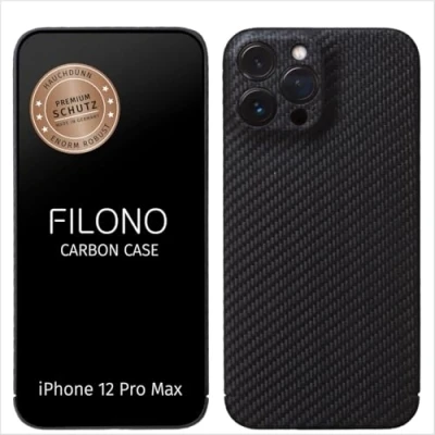 Abbildung von FILONO Carbon Hülle iPhone 12 Pro Max ultradünn