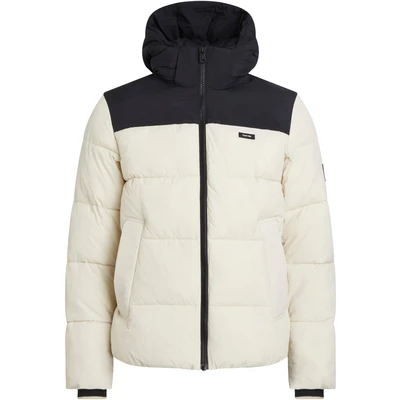 Abbildung von Calvin Klein Big&amp;Tall Winterjacke &quot;BT CRINKLE COLOR BLOCK PUFFER&quot;, mit Kapuze, Markenlabel