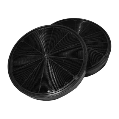 Abbildung von AllSpares (2 St.) Aktivkohlefilter für Dunstabzugshauben geeignet Franke 1120016755, AEG Electrolux MCFEF02, EFF62, E3CFF62, Faber 112.0016.755, Siemens LZ55651, Bosch DHZ5316, 00748733 (Ø200 mm)