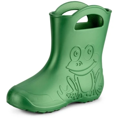 Abbildung von Ladeheid Eva Gummistiefel Damen federleichte wasserdichte Damenschuhe Regenschuhe LA CA 09 (Smaragdgrün, 36/37 EU)