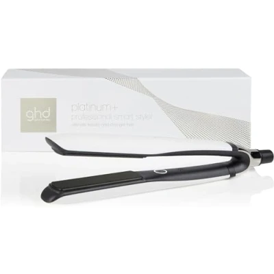 Abbildung von ghd Platinum+ White Intelligent Professional Hair Straightener, Less Breakage, More Shine and Colour Protection, Ultra Zone Technology, Optimal Comb Temperature 185ºC Homogeneous