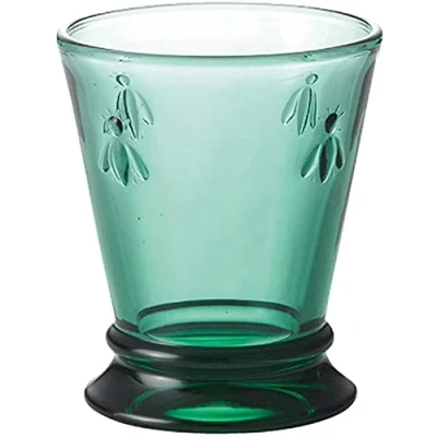 Abbildung von La Rochere Glas/Wasserglas/Saftglas Biene grün Pressglas 260 ml 1 Stück