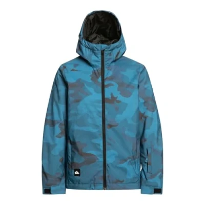 Abbildung von Quiksilver Mission Printed Youth JK Snowboardjacke für Kinder, Größe: 128, Bsm