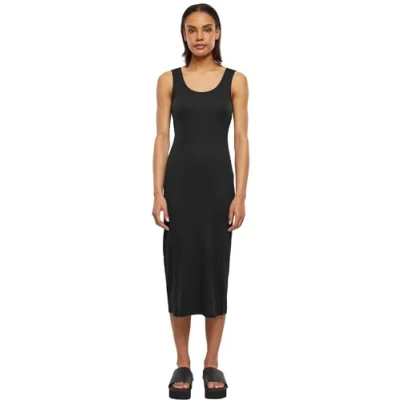 Abbildung von Urban Classics Damen Kleid Ladies Rib Top Dress, langes für Frauen, ärmellos, erhältlich in verschiedenen Farbvarianten, Größen XS 5XL