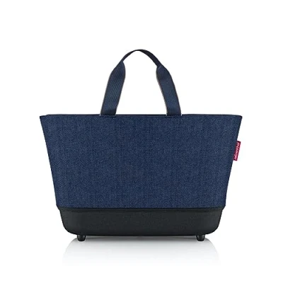Abbildung von reisenthel shoppingbasket Lässiger Einkaufsbegleiter mit hoher Funktionalität, Couleur:herringbone dark blue